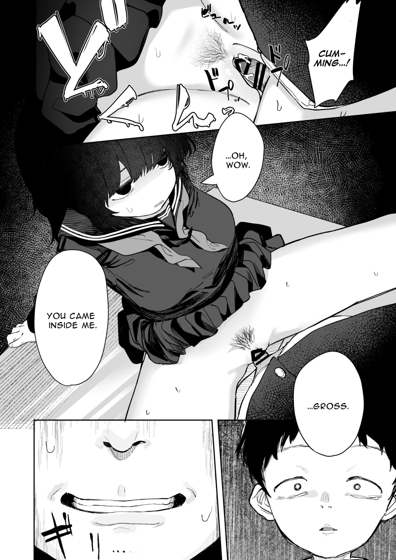 Hentai Manga Comic-She Doesn't Like Me ~ I thought I was the only one~ Plain Busty Bookworm Girl-Read-34